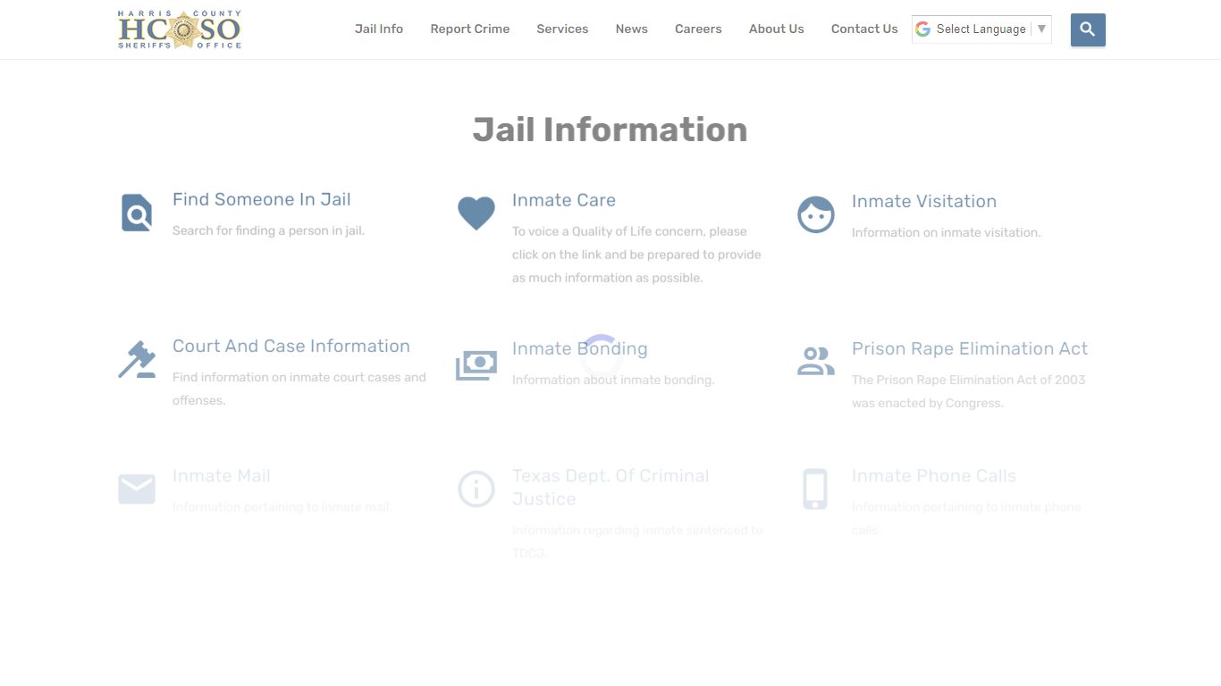 Jail Information - Harris County Texas Sheriff's Office